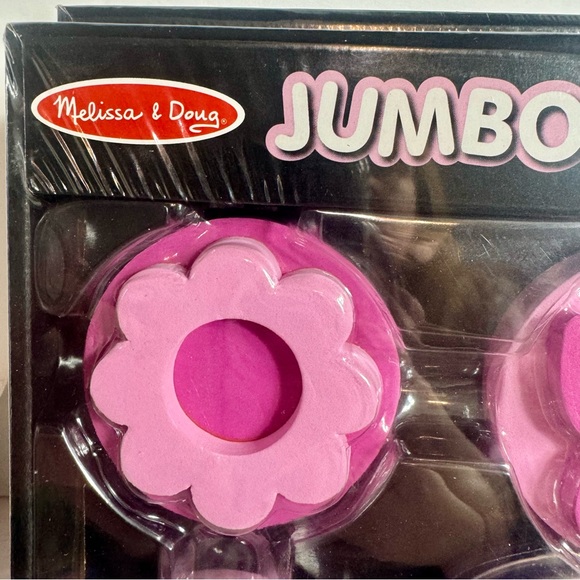 NWT. Two Melissa & Doug Jumbo Palm Stamper kits. collection of jumbo stamps - Picture 3 of 13